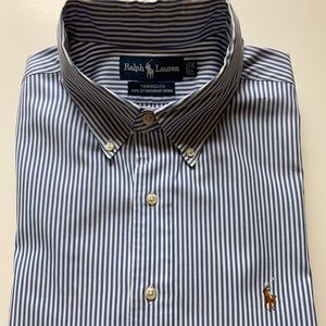 Ralph Lauren, Polo, long sleeve, button down.